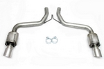 2 1/2" Axle Back Stainless Steel Dual Rear Exit